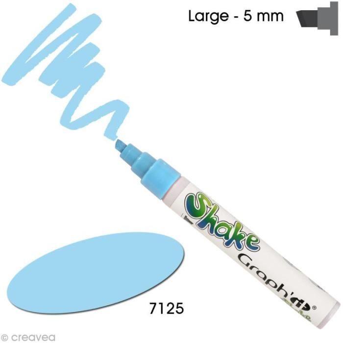 Graph'it shake 5 мм Маркер-краска Graph'it Shake на водной основе, - Цвет : Небесно-голубой - Код : 7125 - Пуант : большой - ый