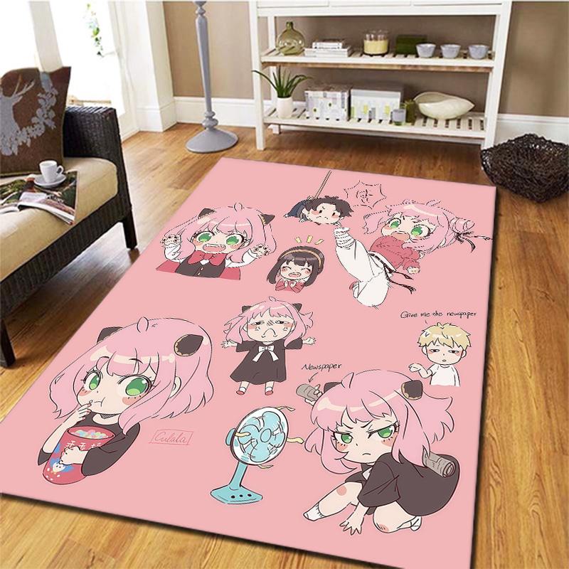 Spyfamily Carpet Rug For Living Room Bedroom Home Sofa Decoration Kids Play Nonslip Floor Mat