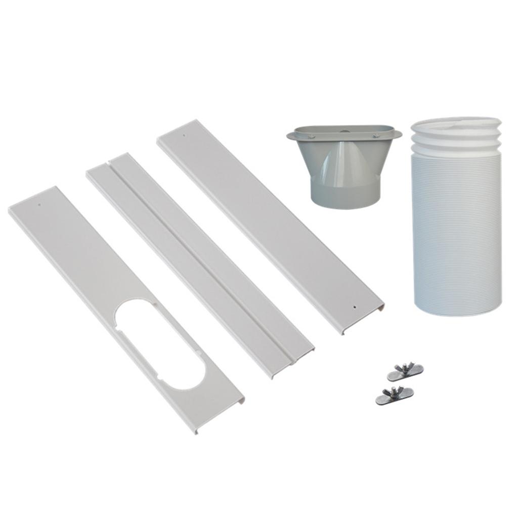 Портативный кондиционер Комплект для вентиляции окна Выхлопной шланг кондиционера Универсальный соединитель Регулируемый уплотнитель для окна Универсальная удлинительная труба для воздуховода