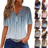 Футболки для женщин, плиссированные, с квадратным вырезом, нарядные, повседневные, блузки с принтом, с коротким рукавом, летние топы свободного кроя