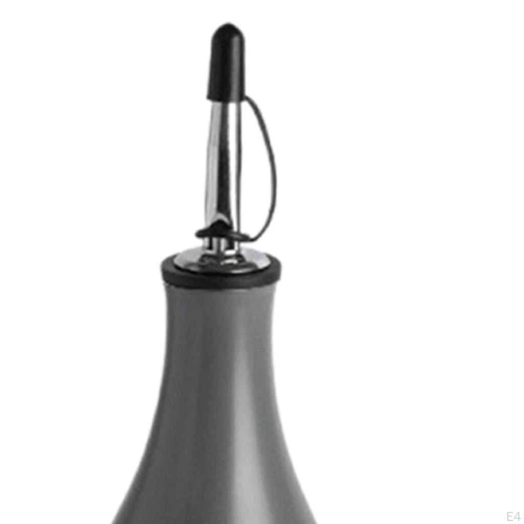 Бутылка для растительного масла Диспенсер для оливок Керамический элегантный внешний вид с крышкой Банка для уксуса Shoyu