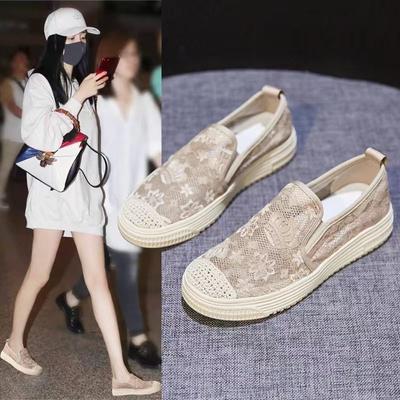 Модная повседневная женская обувь в продаже с шикарной элегантной плоской подошвой, женская холщовая теннисная обувь, хит моды, низкая тенденция бега 2024 года