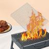 Rectangular Grill Topper Reusable BBQ Grill Mesh Topper Hot BBQ Grill Net  BBQ Vegetables Meats