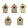 Decoration Bird Nest Hous Wooden Hummingbird Cages Easy To Assemble Hanging Birdhouse Garden