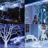 Światełka Lampki 100 Led Zimny Biały Flash Świąteczne Dekoracja