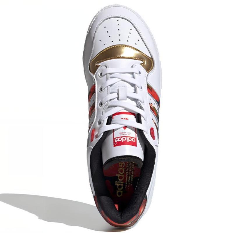 adidas Женские кроссовки Rivalry Low CNY 'Черный Золотой Красный' FW5273