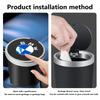AABY1 Car Center Console Garbage Bin Storage Trash Can Cup Holder For BMW M Performance E36 E46 E60 E90 E91 E92 E93 F30 F20