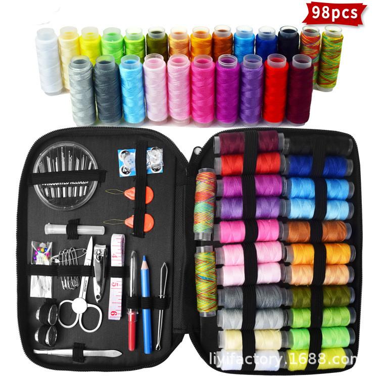 Sewing Kits DIY Multi-Function Sewing Box Set For Hand Quilting Stitching Embroidery Thread Sewing Accessories Sewing Tools Kits
