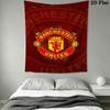 Soft MUFC BlanketWall Hanging Printed Fabric Blanket Decorative Tapestries for Bedroom Living Room Home Decor