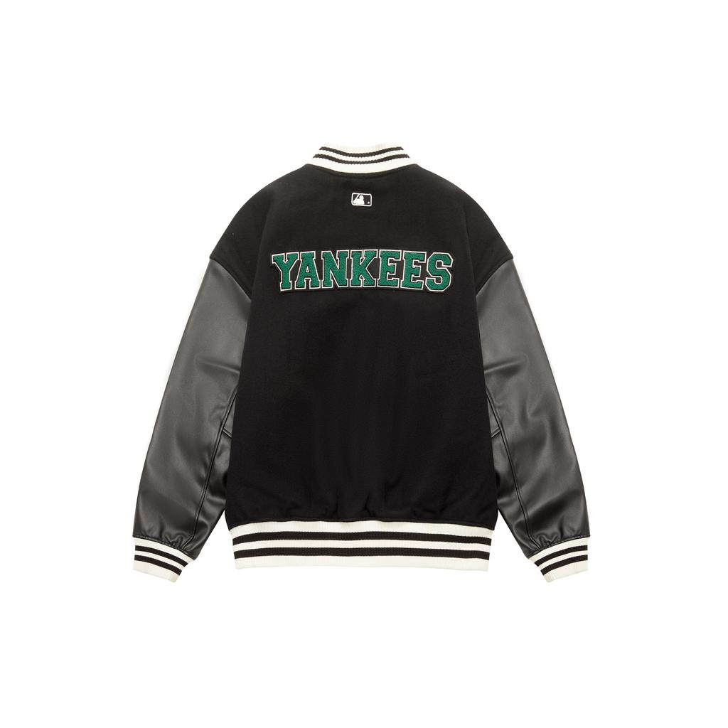 New MLB Baseball Jacket Unisex Black 3AJPV0634-50BKS