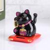 Solar Powered Wealth Attraction Cat Cute Wealthy Car Ornament, Creative Opening, Waving Cat Ornament Doll Machine, Eight Directions To Wealth
