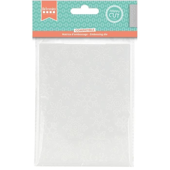 Matrice d'embossage - ARTEMIO - Grands Flocons - 11 x 15 cm - Mixte - Adulte