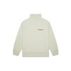 Fear of God Essentials FW20 Флисовый свитшот с воротником-стойкой Топы унисекс Шалфейно-зеленый FOG-FW20-306