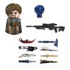 MOC UV Printing Military Building Blocks Accessories Soldier Figures  Special Forces Army Sniper Police Bricks Toy Children Gift