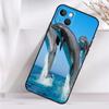 Animal Dolphin Phone Case For iPhone 16 15 14 12 11 13 Pro Max 7 8 Plus X XR XS Max 13 12 Mini Cover