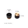 5 Pieces Guitar AMP Amplifier Knobs with Gold Replacement Parts