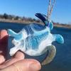 Ocean Vow Hanging Decoration Home Office Indoor Outdoor Wall Art Acrylic Turtle Dolphin Octopus Mermaid Love Heart Sea Animal Hanging Ornament Pendant