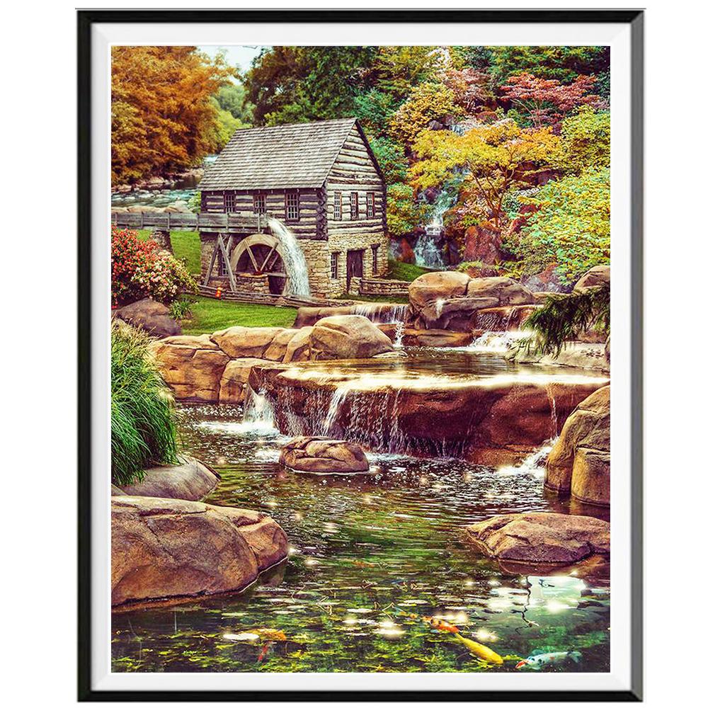 5D алмазная картина сделай сам пейзаж животное полная алмазная вышивка ручная работа мозаичный узор украшение для дома спальня подарок