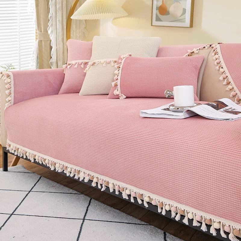 Cream Style Chenille Sofa Cushion Four Seasons Universal New Non-Slip Seat Cushions Sofa Cover Backrest Cover Towel