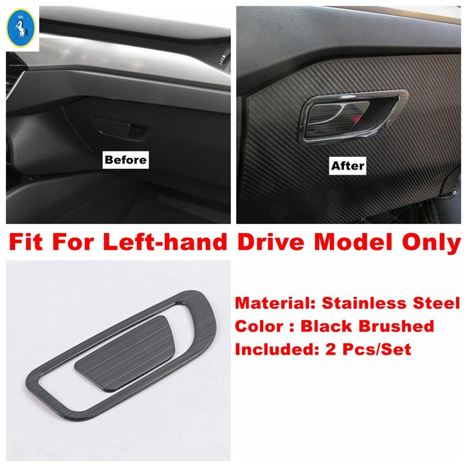 Black Brushed Car Glove Storage Box / Head Control / Pillar A Rear Air AC Cover Trim Accessories For Ford Focus MK4 - 2025