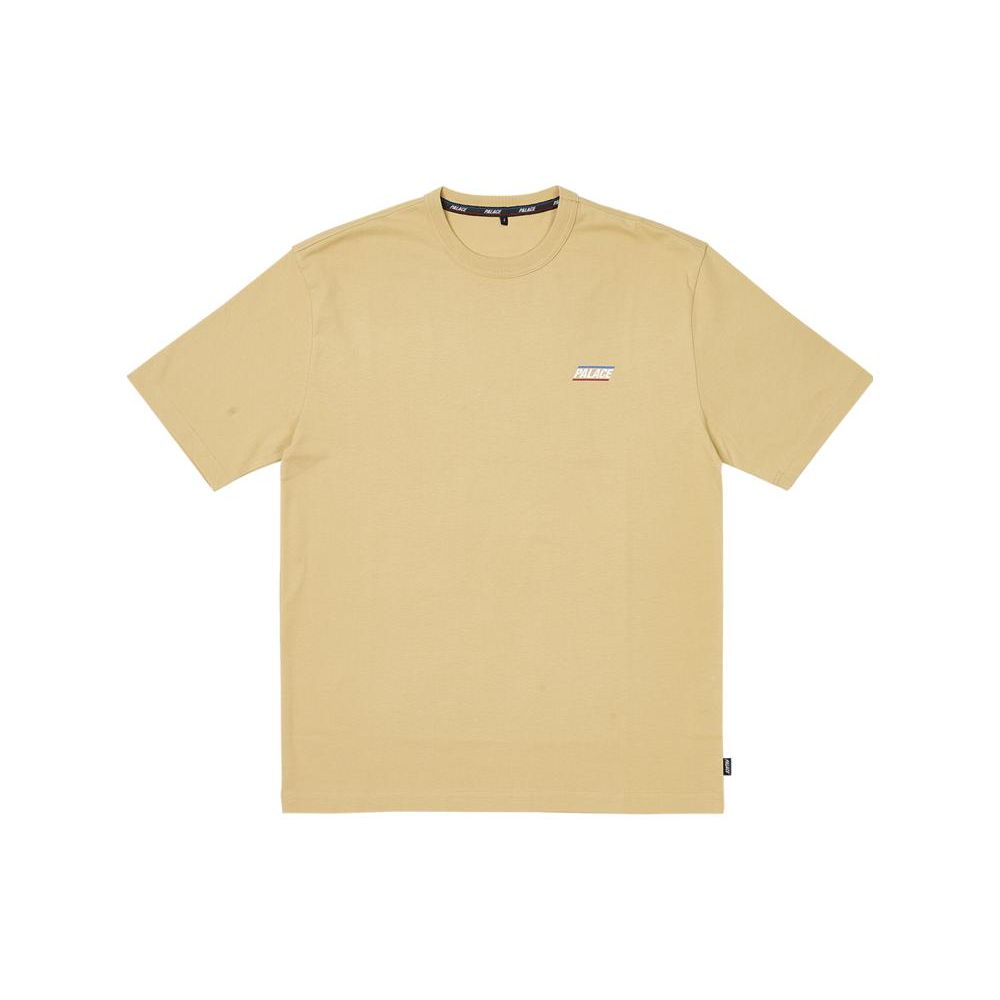 Palace В основном футболка унисекс песочного цвета, топы коричневые P25TS139
