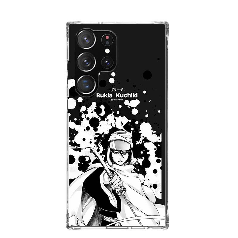 Bleach Kuchiki Rukia Phone Case For Samsung Galaxy S25 Edge S24 S23 S22 S21 FE S20 Ultra S10 Plus + Art Customized Coque Capa Ga