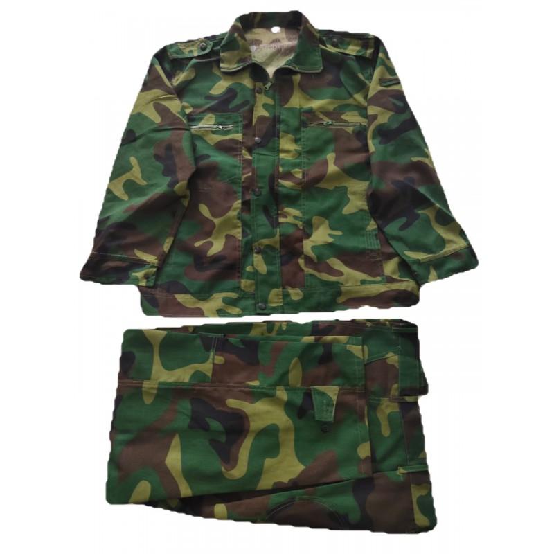 87 Camouflage Uniform Set Outdoor Training Workwear Hiking Camping Sports