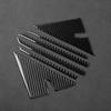For Toyota Camry 2018-2024 Real Carbon Fiber Sticker Window Triangular A-Pillar Panel Cover Car Accessories Interior Decorative