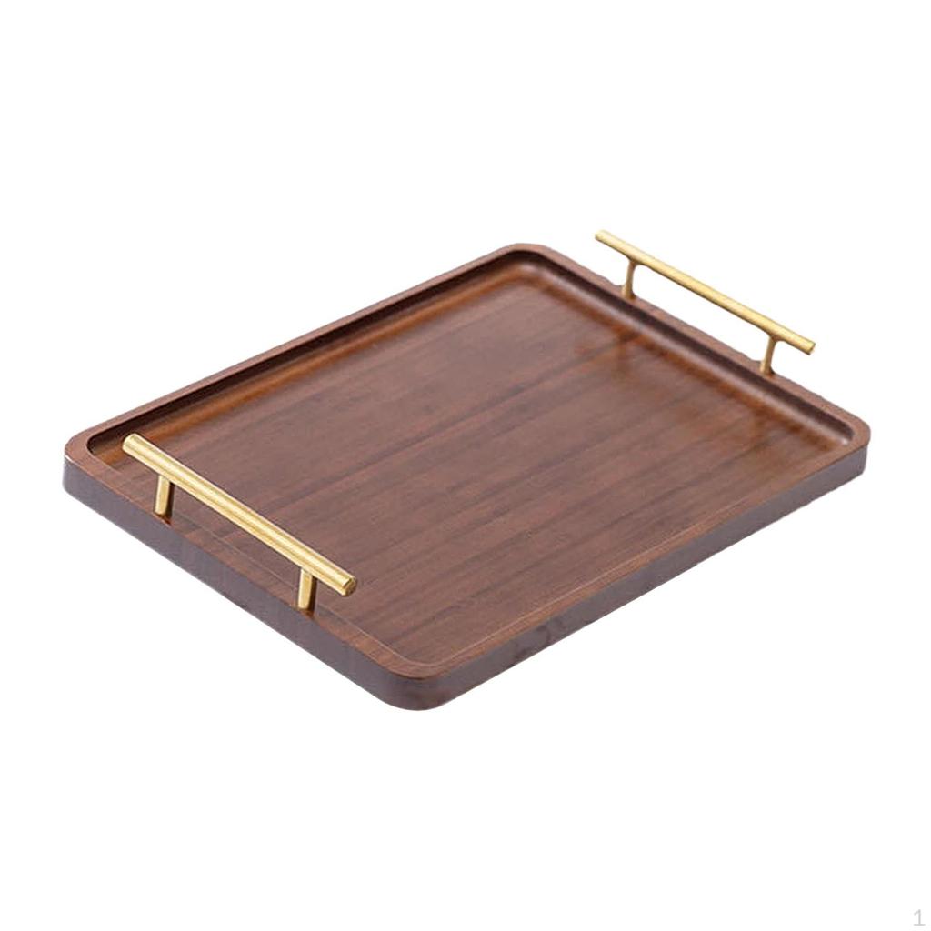 Деревянный поднос для сервировки домашних обедов и развлечений