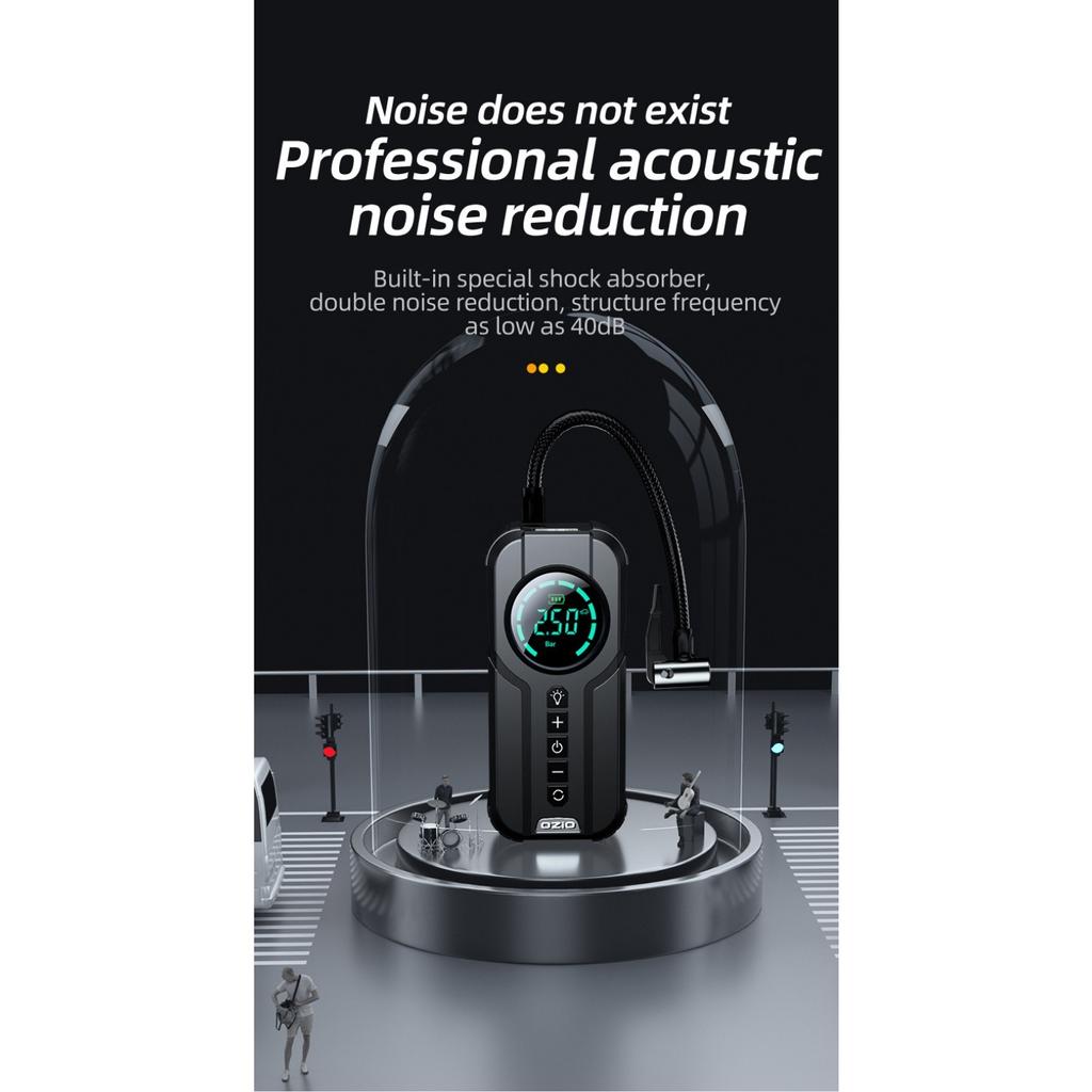 Portable Car Pump Tire Inflator Portable Inflatable Pump Bicycle Motorcycle Mini Digital Display Car Pump