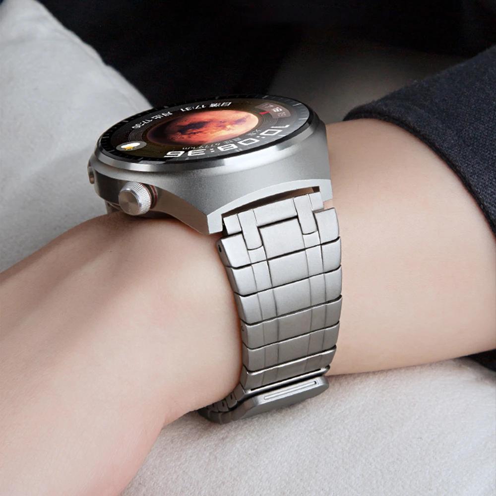 22-миллиметровый магнитный ремешок из нержавеющей стали для Huawei Watch 4 5 46 мм GT4 GT5 46 мм Ultimate Металлический ремешок для Amazfit Balance 2 Браслет