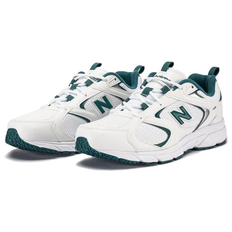 New Balance Кроссовки унисекс 408 Бело-зеленые ML408T