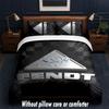 Fendt Design Bed Bedding Set 1 Duvet Cover + 2 Pillowcases Soft Breathable Household Bed Linens