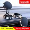 New Strong Magnetic Car Phone Stand Car Holder 720 °   Foldable Round Bracket Support for Universal Phones Mount Holders In Car