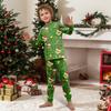 Christmas Print Cute Family Set Pajamas, Home Clothes, Family Set Long Sleeve Top Pants Set