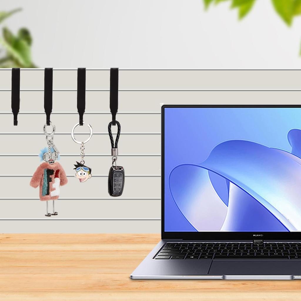 Набор из 18 регулируемых крючков для кабинок, вешалок для кабинок, металлических черных универсальных вешалок для перегородок, вешалок для дверей и зеркал, подходят для панелей кабинок шириной от 1 3/8" до 3 1/2"