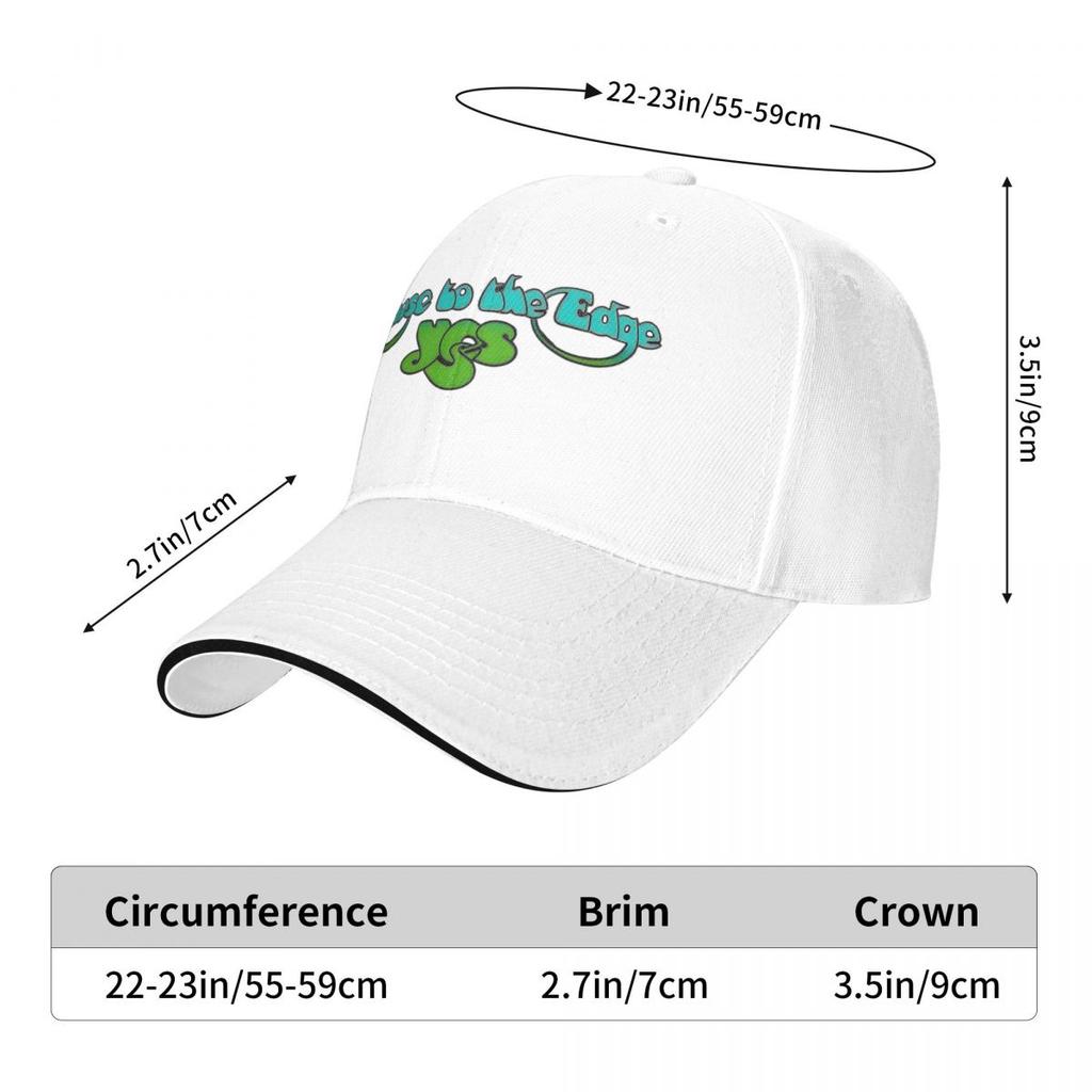 Baseball Caps Close To The Edge Yes Band Casquette Unisex Sport Summer Caps