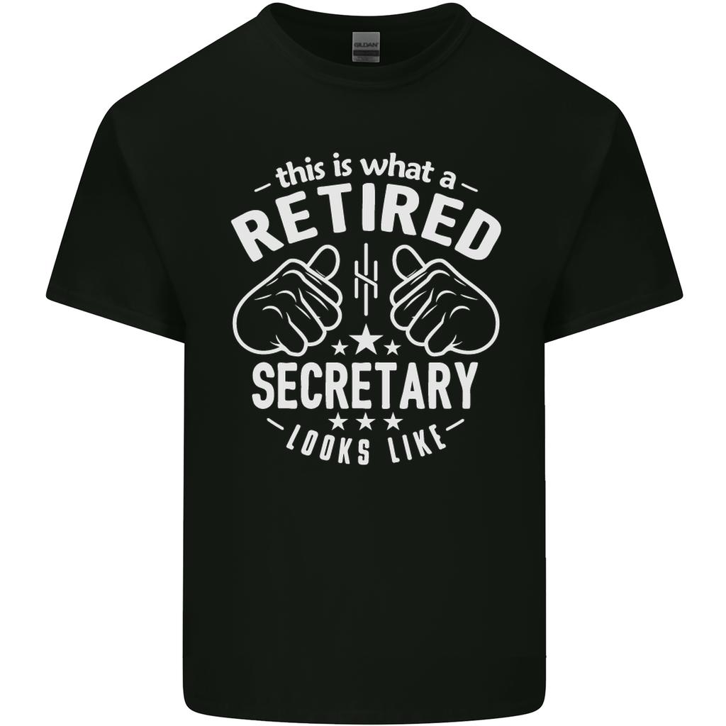 This Is What a Retired Secretary Looks Like Unisexs Light Cotton TShirt