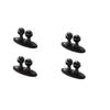 4PCS Car Charging Data Cable Clamp, Cable Buckle, Office Network Cable Stabilizer, Car Cable Clamp