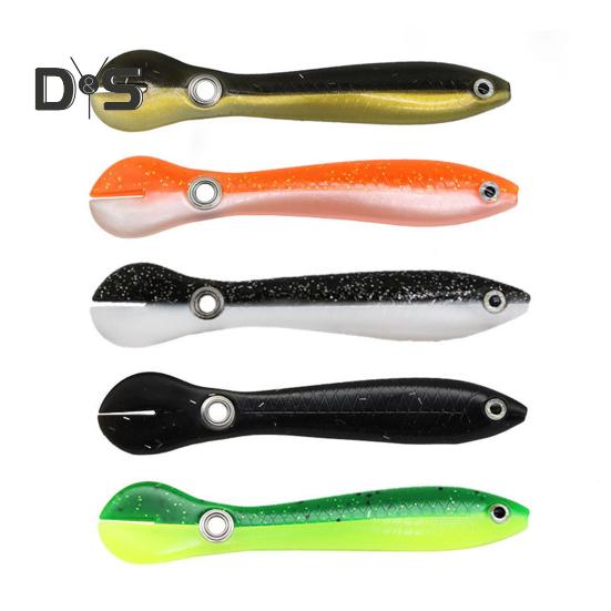 5 шт. 10 см/6 г мягкая прыгающая приманка для рыбы цветная силиконовая искусственная рыболовная приманка для соленой воды пресноводного окуня судака форели рыболовные принадлежности