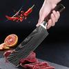 7-piece Laser Damascus Pattern Chef's Knife Sharp Santoku Meat Cleaver Slicing Utility Knife Tool