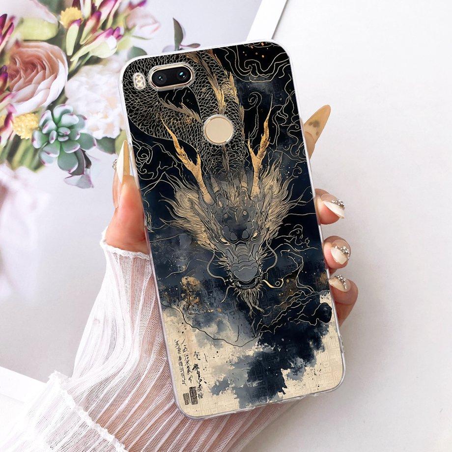 For Xiaomi Mi A1 Mi 5X Phone Case Luxury Flower Butterfly Cartoon Bow Pattern Back Cover Soft TPU Silicone On Xiomi mia1 mi5x