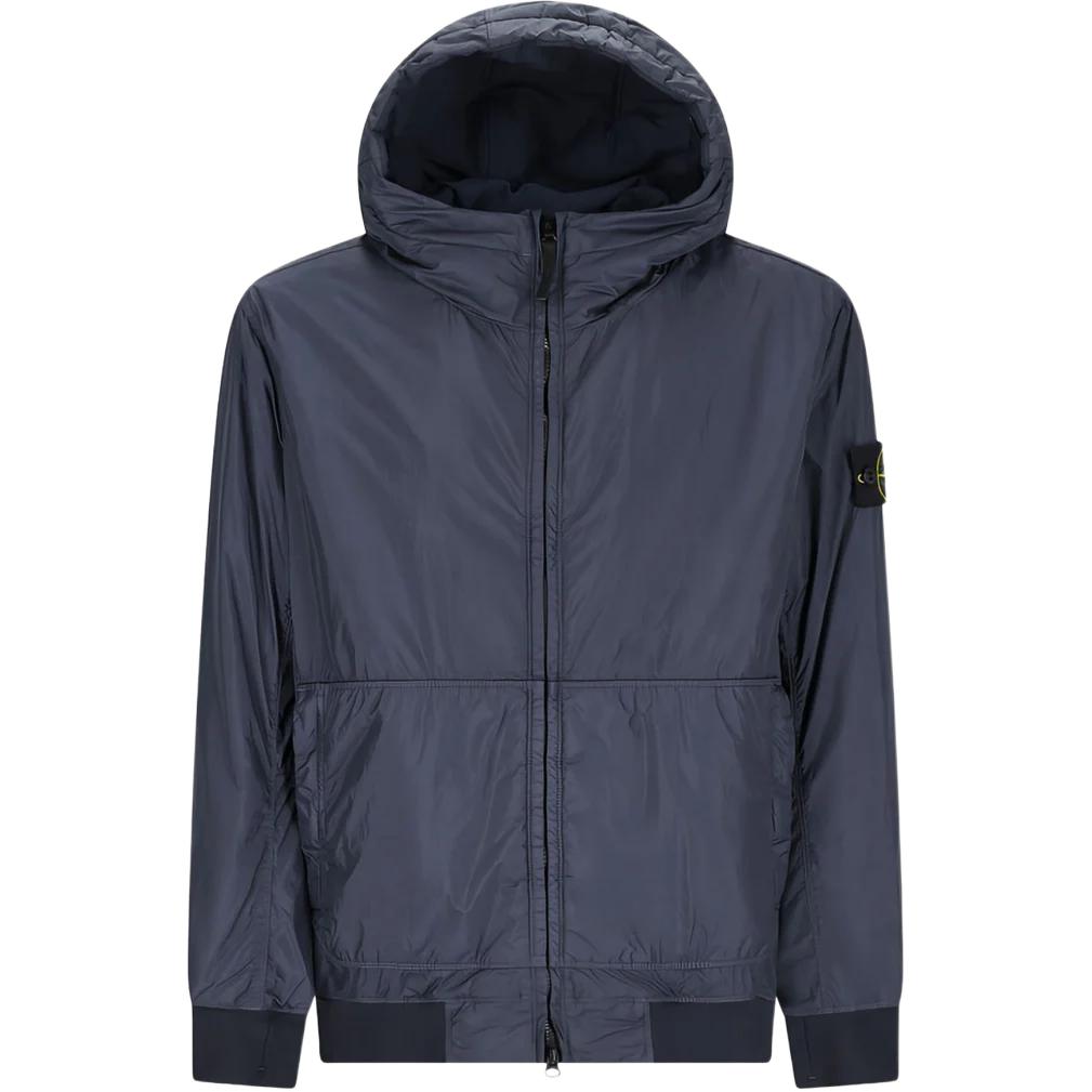 STONE ISLAND Logo Patch Zip Up Hooded Jacket K2S154100013S0A23-V0020