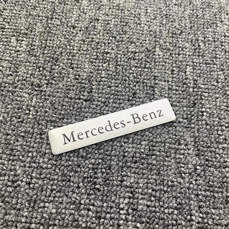 Aluminum Car Badge Sticker Accessories For Mercedes Benz AMG Brabus Maybach Smart W204 GLC CLA GLK W205 W203 W206 W108 W124 W126 BJ1