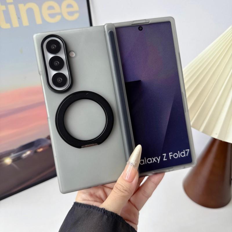 360 Rotating Magnetic Detachable Stand Case Galaxy Z Fold7 With Front Frame Protector Compatible Fold6