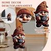 Three Dimensional Coffee Drinking Time Gnome Resin Handicrafts Ornaments, Home Decorations, Desktop Small Ornaments
