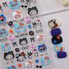 Милые мультяшные накладки на голову Hello Kitty Наклейки для нейл-арта Каваий Головной убор кошки Кт Маникюрные наклейки Украшение для нейл-арта своими руками Подарок