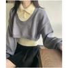 Women's Autumn/Winter Polo Neck Knit Casual Sweater