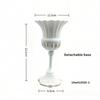 High-end Luxury Niche Ins Style High Foot Iron Vase Carving Simple Art Design Flower Pot  Hotel Restaurant Home Decor Ornaments