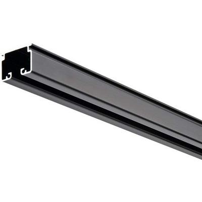 Карниз Okada D30, 2 м, Алюминиевый, Черный, 12L20BL